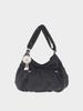 Talli [25Th] Cozy String Pocket Shoulder Bag 26_Black