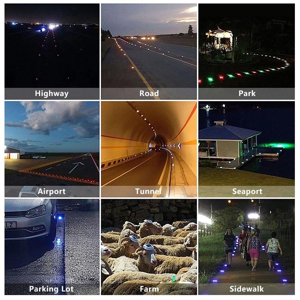 Wodoodporne światło ostrzegawcze drogowe migające lub świecące ciągle, wytrzymała lampa uliczna, zewnętrzne