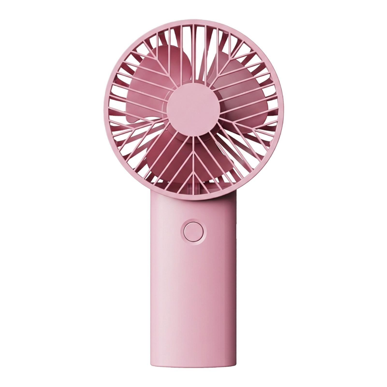 

USB Rechargeable Handheld Fan with Long Battery Life and Strong Airflow for Office Outdoor Travel