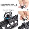 New M-Lok Quick Detach Release Sling Buckle with Swivels Stud QD Strap Rail Mount Adapter Ring Outdoor Hunting Gun Accessories