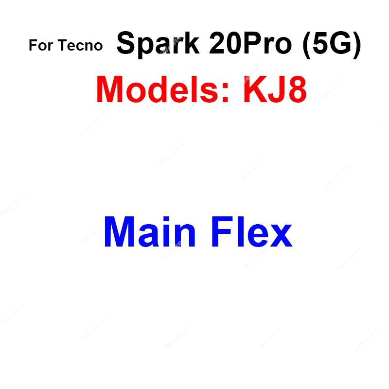 LCD Display Motherboard Flex Ribbon For Tecno Spark 10Pro 20Pro 40Pro 10 20 40 Pro Plus LCD Mainboard Connector Flex Cable Parts