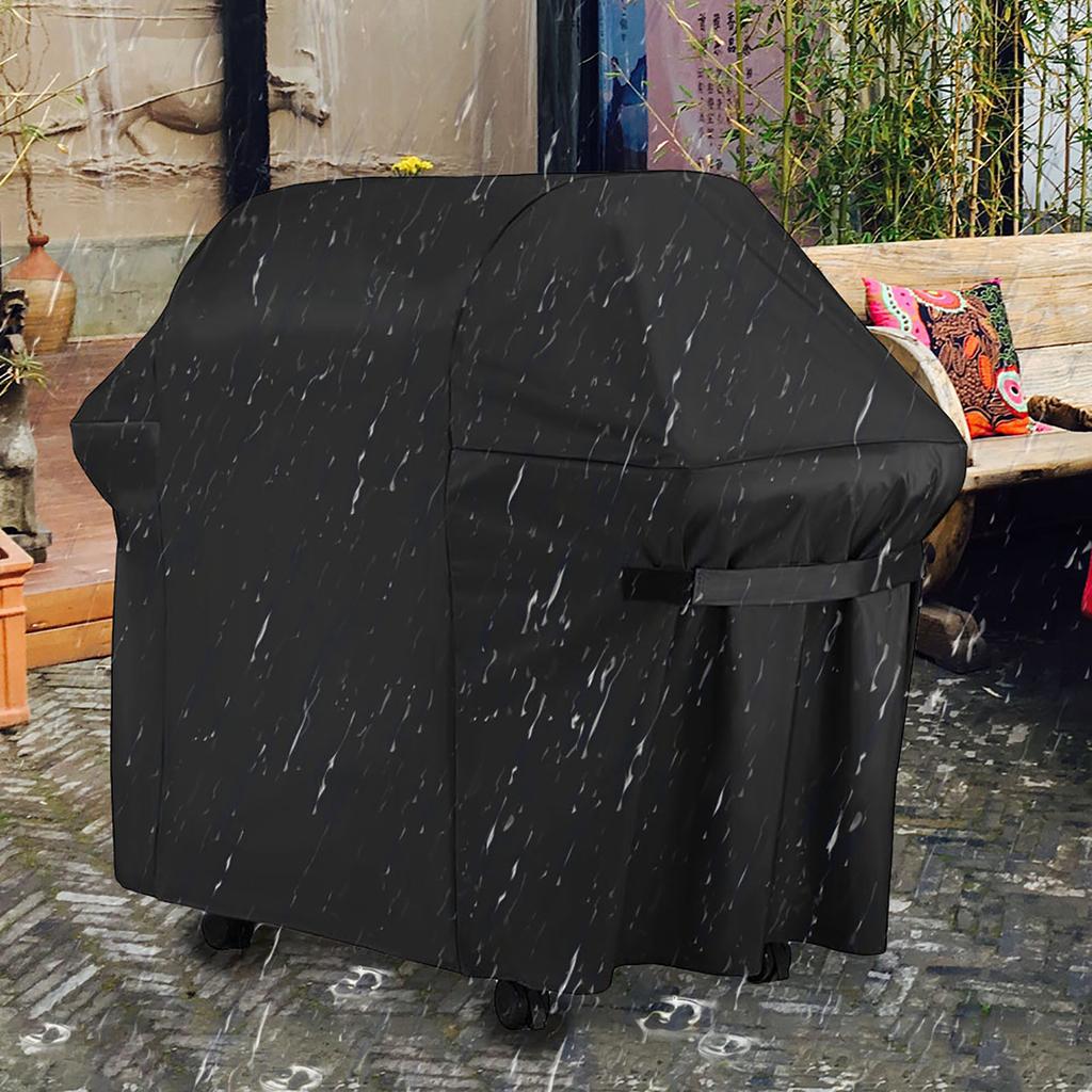 Outdoor Waterproof UV proof Barbecue Grill Cover Garden Stove Rainproof Protector(152x76x122cm)