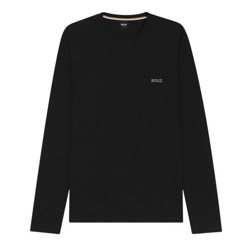 Hugo Mens Waffle Knit Long-Sleeved Shirt