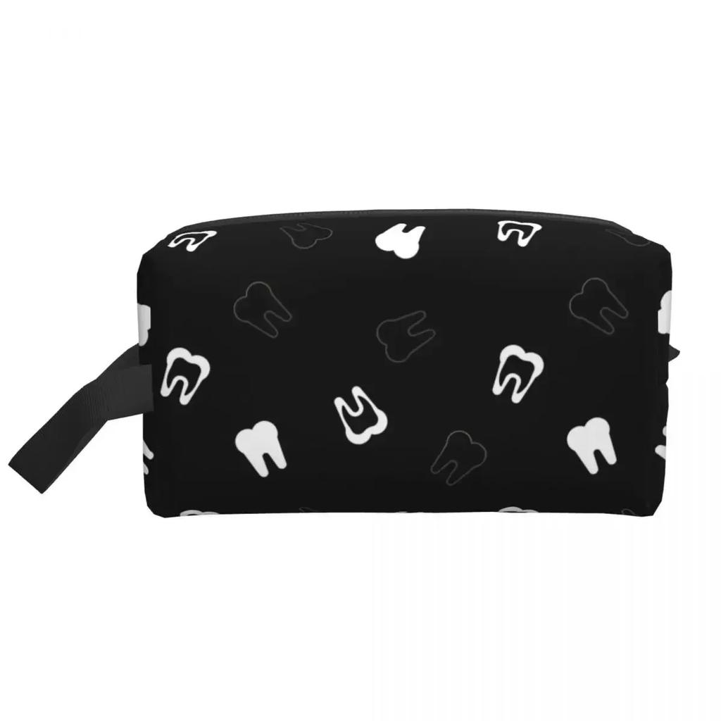 Tooth Makeup Bag for Women Travel Cosmetic Organizer Cute Care Health Storage Toiletry Bags