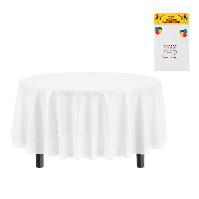

Disposable Round Plastic Tablecloth