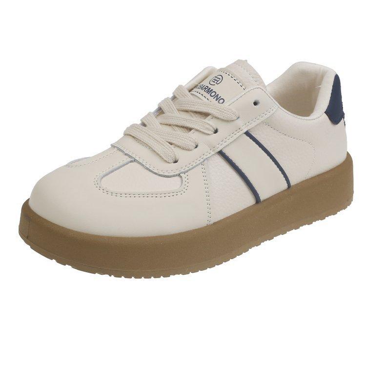 

Platform soled German training shoes women s 2025 spring new comfortable increase Internet celebrity fried street ins tide casual sports shoes women s 35 синий