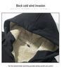 Men's Heavyweight Fleece Jacket: Casual Hooded Lamb's Wool Warm Cardigan Coat for Autumn and Winter.