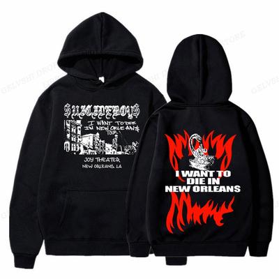 Felpe con cappuccio Suicideboy Uomo Donna Moda Felpa con cappuccio Album musicale Felpa con cappuccio oversize Felpa con cappuccio Hip Hop Suicide Boys Cappotti Sudaderas