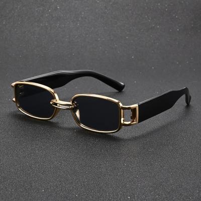 1pc Women'S Square Plastic Small Frame Casual Retro YK2 Trendy Fashion Glasses Suitable for Driving Holiday Outfit