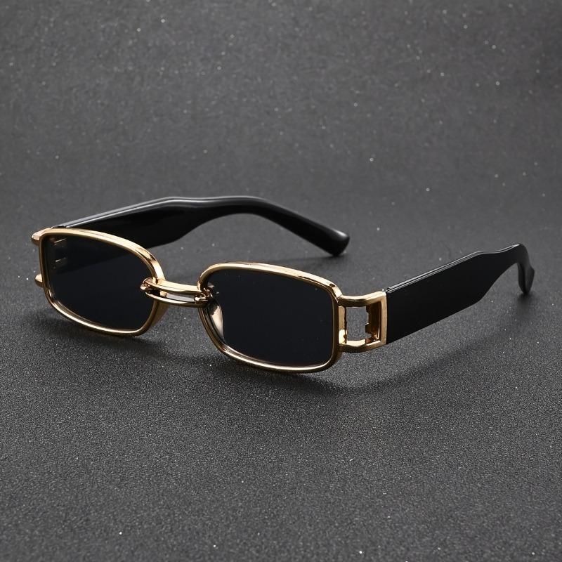 1pc Women'S Square Plastic Small Frame Casual Retro YK2 Trendy Fashion Glasses Suitable for Driving Holiday Outfit