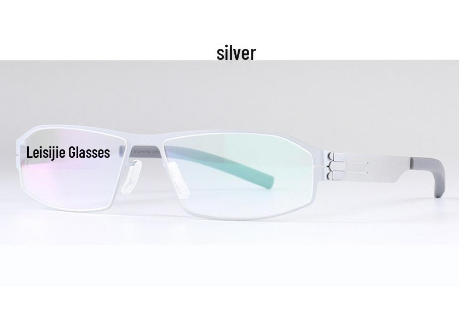 Ultra-light German Screwless Metal Glasses Frame for Men's Myopia