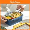 Kids Cartoon Lunch Box With Divided Compartments For School And Picnic Use