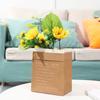 Nordic Style Gift Package Sundries Organize Desktop Ornament Vase Flowerpot Storage Basket Double Layers Kraft Paper Bag