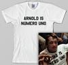 Arnold Is Numero Uno T Shirt Schwarzenegger Exercise Fitness Muscles Weight Lift