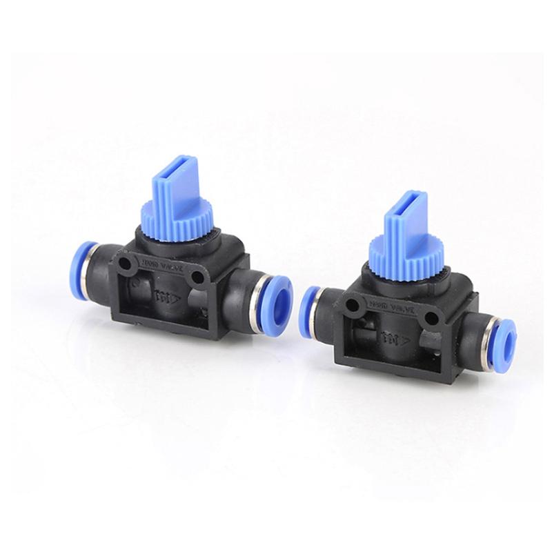 HVFF SA BUC Fitting 4mm 6mm 8mm 10mm 12mm Pneumatic Push In Quick Joint Connector Hand Valve To Turn Switch Ball Engine Gaskets 6