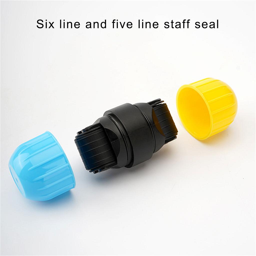 Music Notation Stamp Roller Double Head 5/6 Line Stamp Tool Line Rolling Stamps Practical Tool for Music Teachers