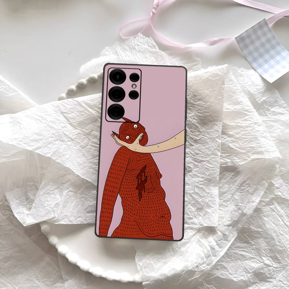 Polly Nor Print Phone Case For Samsung S 24 Fe 25 Ultra Plus 20 Lite 21 30 22 23 24 22 Ultra 5G Fundas