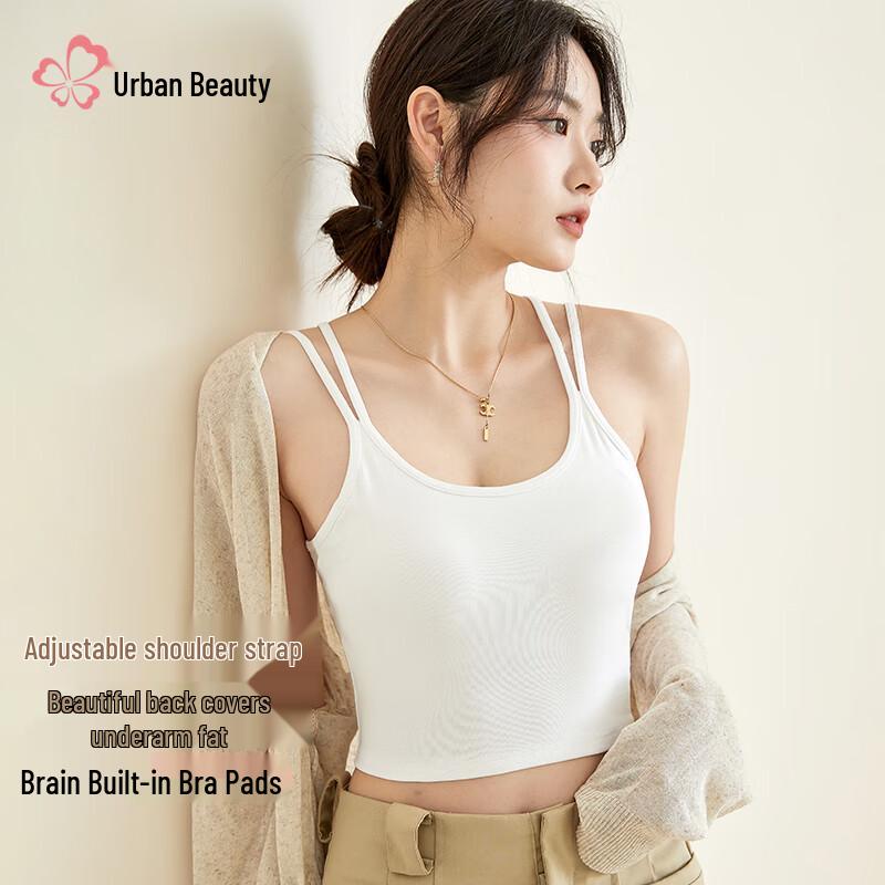 Women s Seamless Padded Camisole Bra Top L