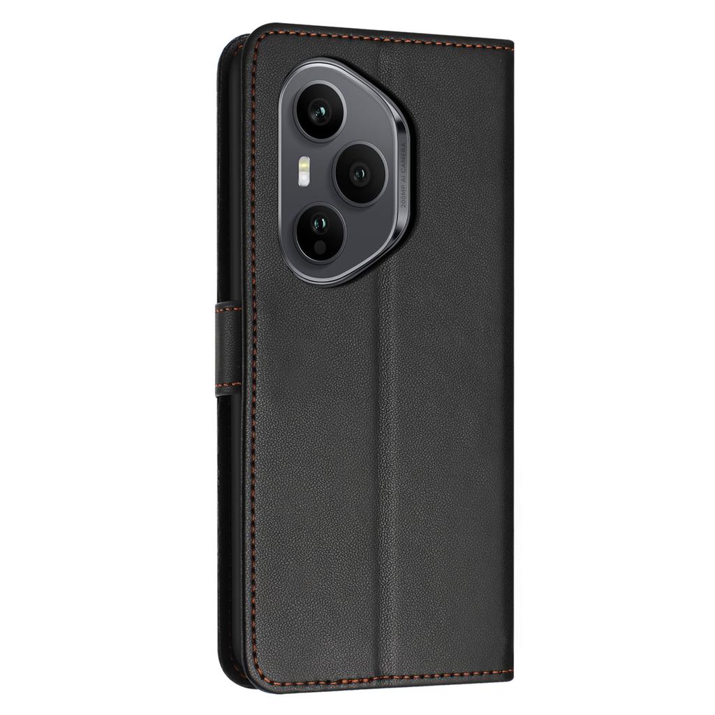 For Honor 400 Pro 5G (Global) Case Stand Wallet Leather Phone Cover with Strap