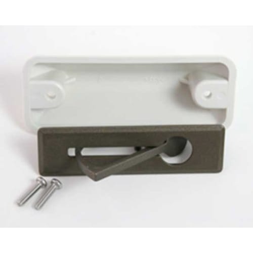 

Aiwa Metal Die-Cast Half-Turn Handle with Bottom Cover, Bronze, 00113422-1, AP-697E