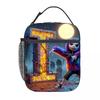 Christmas Horror Night Oxford Cloth Children's Lunch Bag Boy Girl Alphabet Cartoon Portable Insulation Handbag