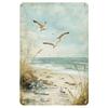 Vintage Seagull Ocean Metal Sign Iron 8x12 Inch Retro Wall Decor Plaque Tin Plate For Beach House Bedroom