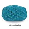 Aou Ou 5-Strand Variegated Milk Cotton Yarn Ball, Floral Medium-Thick, for Baby Scarves and Slippers.