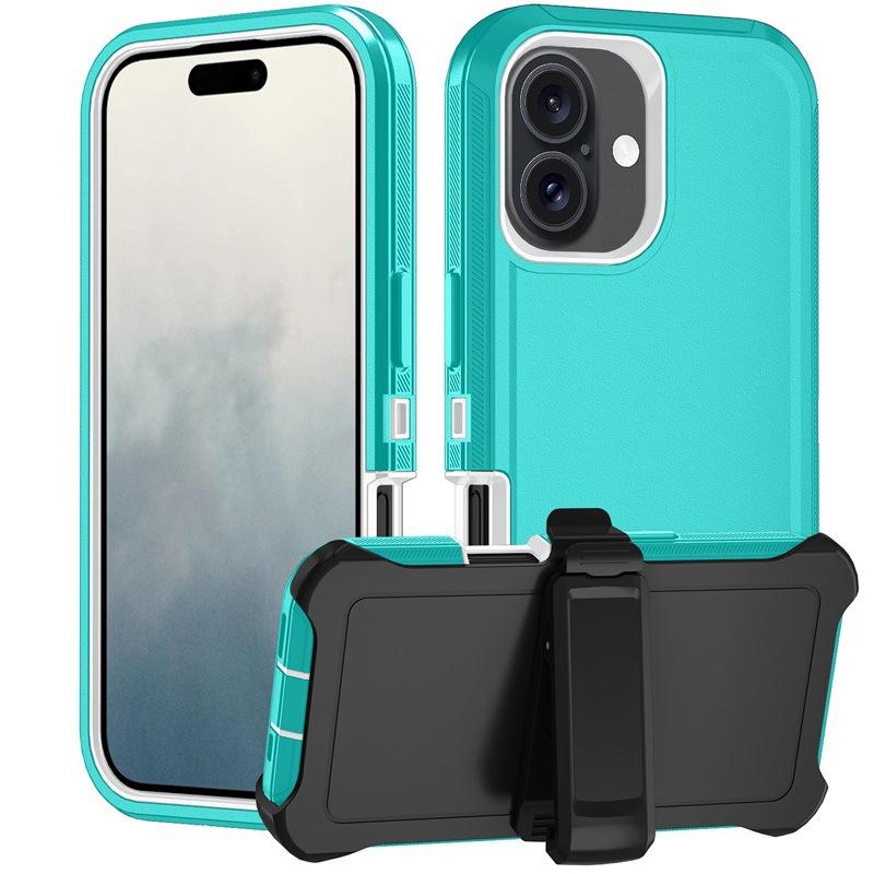Shockproof Hybrid Case for iPhone 17/17 Air/17 Pro/17 Pro Max - Rotatable Kickstand & MagSafe | Anti-Slip TPU+PC Protection