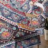 Indian Floral Paisley Tulle Curtains for Living Room Print Sheer Voile Curtain Bedroom Window Screening Drapes Blinds Home Decor