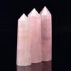 Natural Stone And Crystals Point Wand Witchcraft Rose Quartz Amethyst Home Decoration Mineral Stones Crafts Room Aquarium Decor