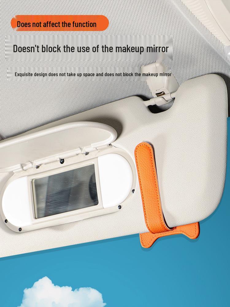 BMW Multifunctional Car Glasses Clip & Bill Holder for 1, 5, 7 Series, X1, X3, X5, and iX3 Sun Visor by Xin Yi Cheng