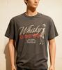 Whiskey A Go Go Zwart T-shirt ZWART S-5XL Korte Mouw NWT