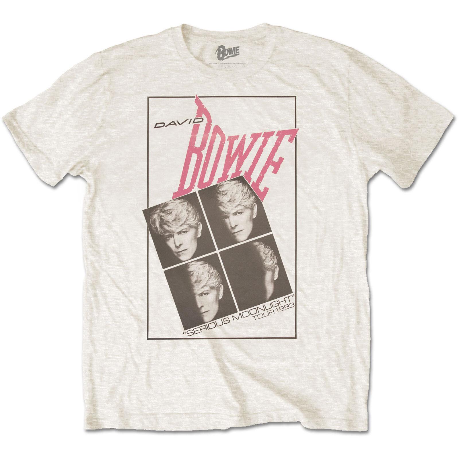 David Bowie Unisex T-Shirt Serious Moonlight XXXL