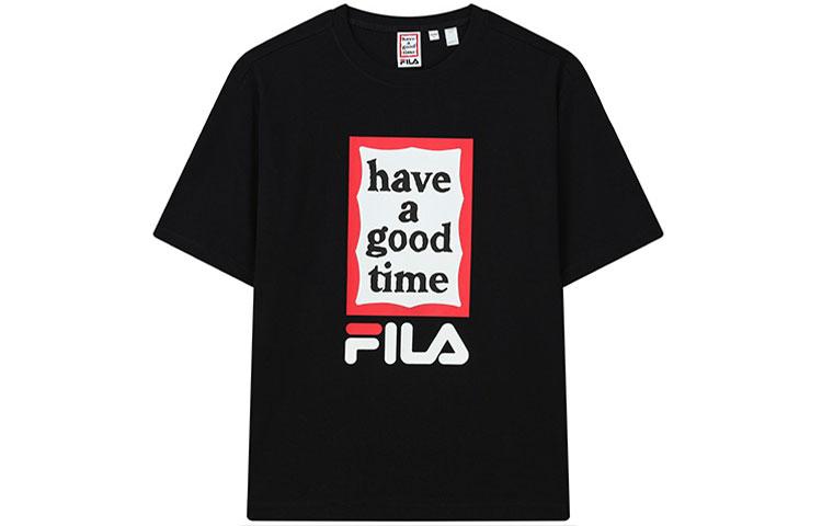 Men's T-Shirt FILA x Have A Good Time T Shirt Unisex Jet Black