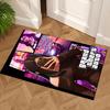 Grand Theft Auto Textfeld Teppich Perfekt für Wohnheim Arbeitszimmer Balkon Außenbereich Rutschfester Teppich Büro Heimdekoration Geburtstag/Weihnachtsgeschenk