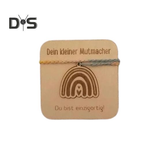 

Ангел-хранитель, деревянная подвеска, многослойное подвесное украшение, съемная фигурка ангела-животного, подарок на память для любимых Rainbow