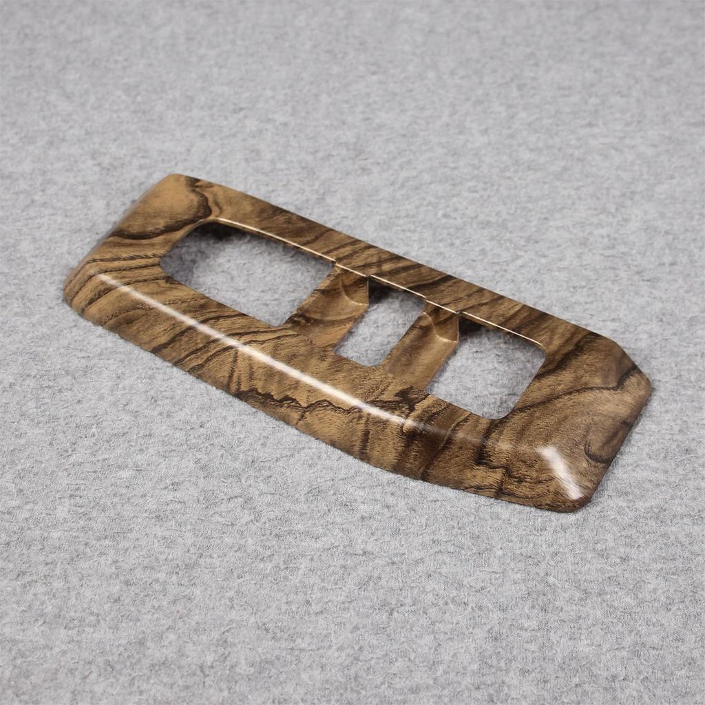 RUIQ Toyota Land Cruiser 250 Series Interior Door Window Button Switch Panel Cover Specially Designed for the Toyota Land Cruiser 250 Wood Garnish,