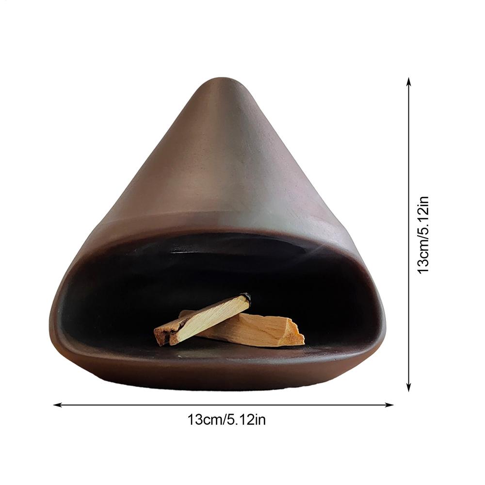 

Ceramic Palo Sage Holder Handcrafted Palo Santo Ash Sage Smudge Bowl And Scent burning Stand Ceramic Incense Burner