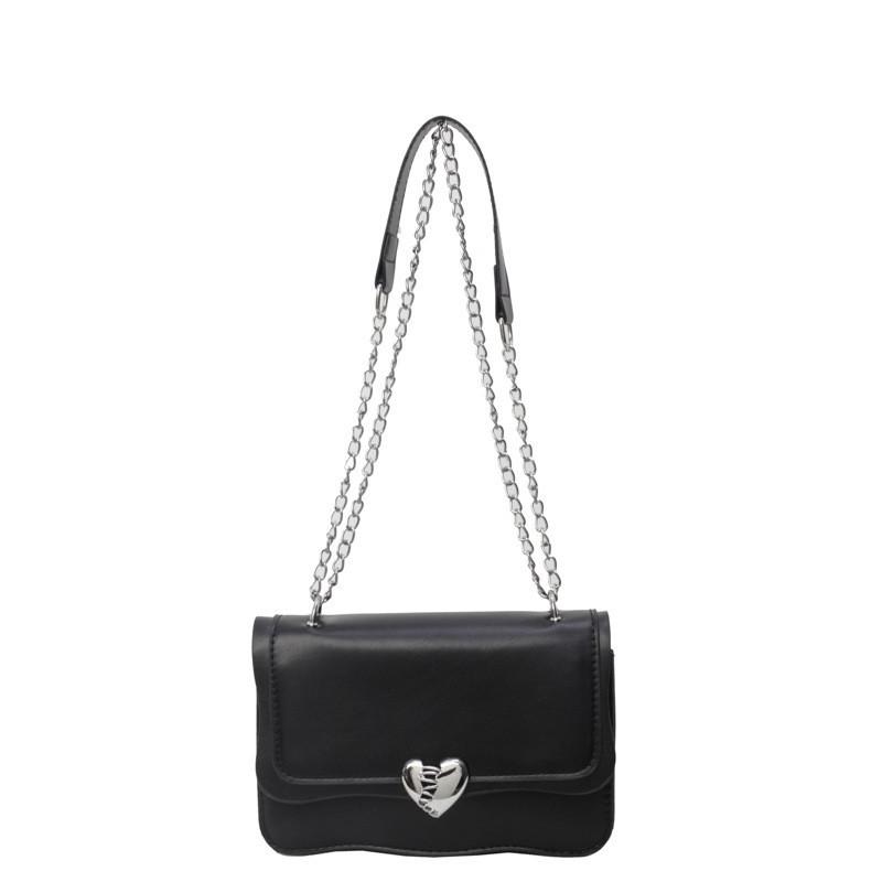 Trendige Street Style Pu-Leder Schultertasche Für Damen Schick Frühling 2024 Quadratisch Crossbody