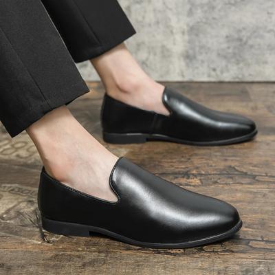 Fashion Spring Autumn Casual Leather Shoes Mens Soft Trends Nightclub Shoes Business Dating Loafers Formal Party Shoes Men Moccasins