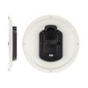 CASIO Wall Clock, Wall Clock, Radio Clock, Function, Step Second Hand, White, Analog IQ-1006J-7JF