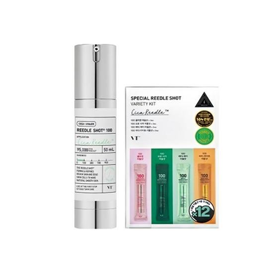 

Эссенция VT Reedle-Shot 100 мл + Специальный набор-ассорти Reedle-Shot (4 типа × 3 шт.) набор