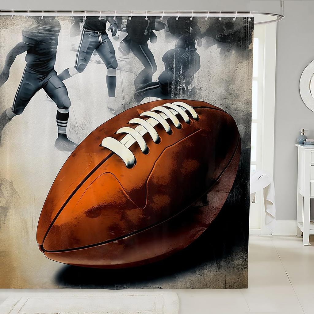 Puppy Shower Curtain Set Cartoon Corgi Shower Curtain for Teens Boys,Lovely Pup Dog Bath Curtain Doggy Cute Pet Toilet Lovely