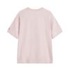 Li Ning Sports Lifestyle Series Letter Round Neck Comfortable Breathable Versatile Short Sleeve T-Shirt Women Tops Light-Pink AHSV258-2