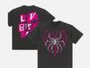 AJ Lee Love Bites Back WWE for Fans Spider Web Black T-shirt Unisex Tee S-5XL Unisex T-Shirt