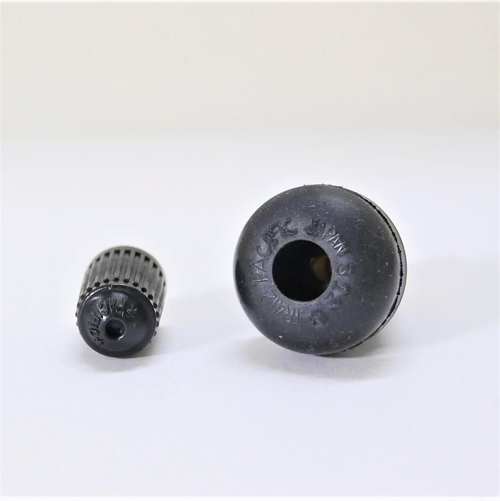 Taiheiyo Kogyo TR-412 CL for Motorcycles, Motorcycles, Scooters, Tubeless Valves, Set of 2, Reliable