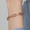 Square Clip Chain Bracelet Elbrbb084