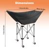 Portable Ball Storage Cart Foldable Tennis Ball Basket Cart with Bag Volleyball Training Equipment Easy Storage and Transport