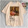 Retro 80s Anime Jojo Bizarre Adventure Steel Ball Run Graphic Tshirt 2026 Summer Unisex Women Fashion Cotton Oversized Tshirt Y2K
