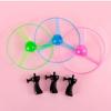 New 5-Color Luminous Flying Saucer Frisbee with Pull String - Fun Sky-High Toy